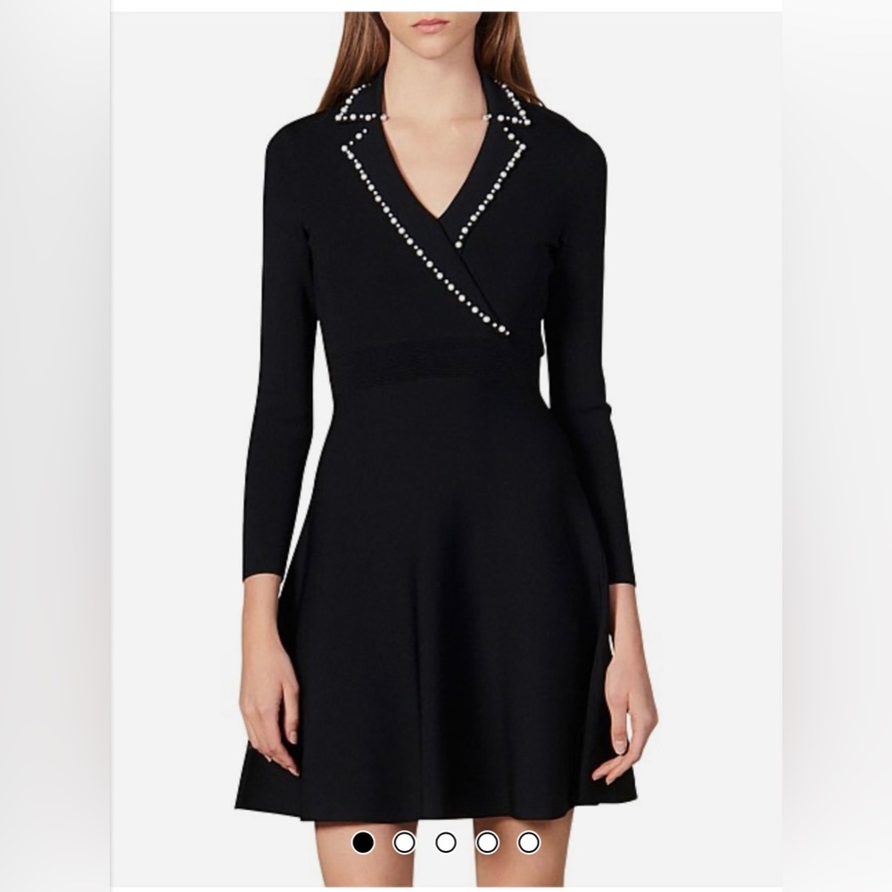 Sandro black dress
